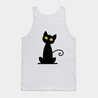 Black Cat Tank Top